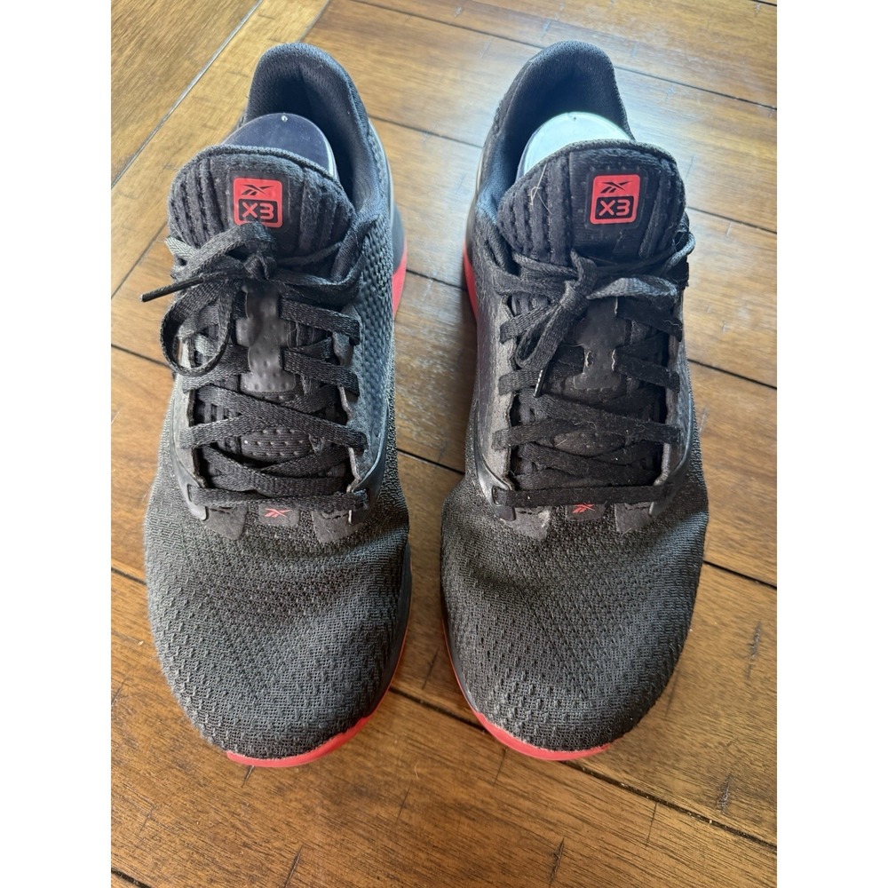 Nano X3 reebok‎ unisex size 10, black with red trim